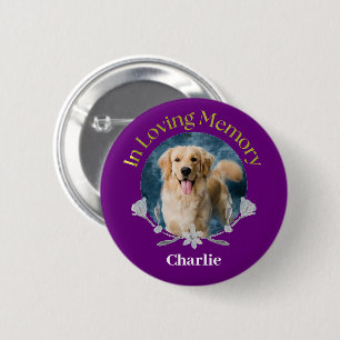 NEW! Button - In Loving Memory - Custom