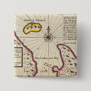 New Caledonia 15 Cm Square Badge