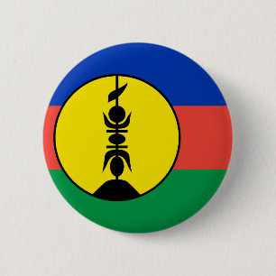 New Caledonia 6 Cm Round Badge
