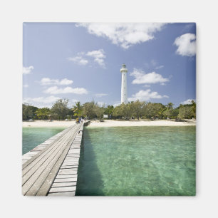 New Caledonia, Amedee Islet. Amedee Islet Pier. Magnet