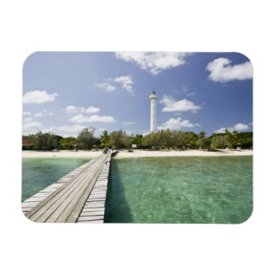 New Caledonia, Amedee Islet. Amedee Islet Pier. Magnet