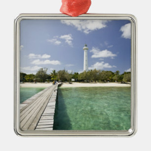 New Caledonia, Amedee Islet. Amedee Islet Pier. Metal Ornament