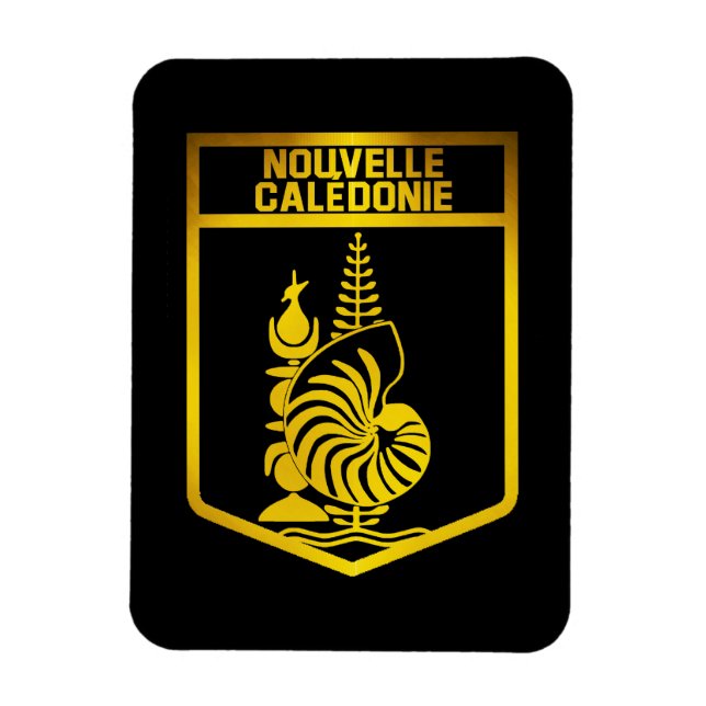 New Caledonia Emblem Magnet (Vertical)