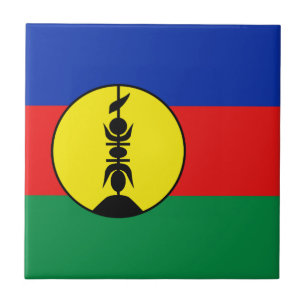 New Caledonia Flag Ceramic Tile