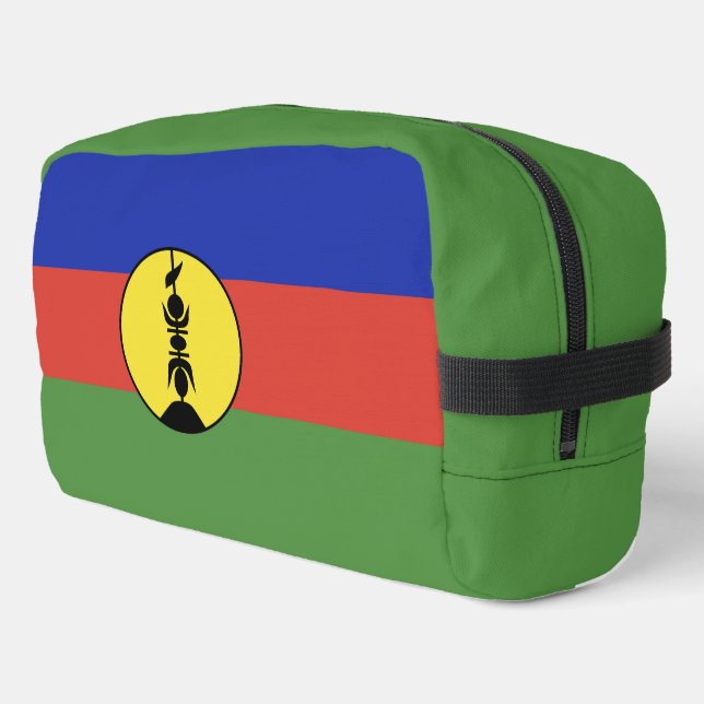 New Caledonia flag Dopp Kit (Left Corner)