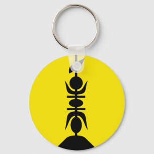 new caledonia flag key ring