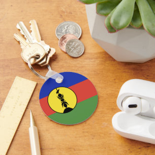 New Caledonia flag Key Ring