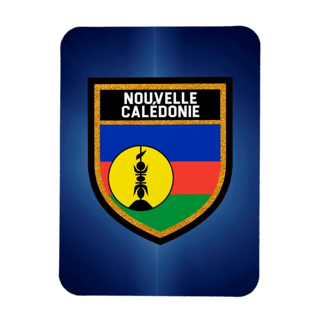 New Caledonia Flag Magnet (Vertical)