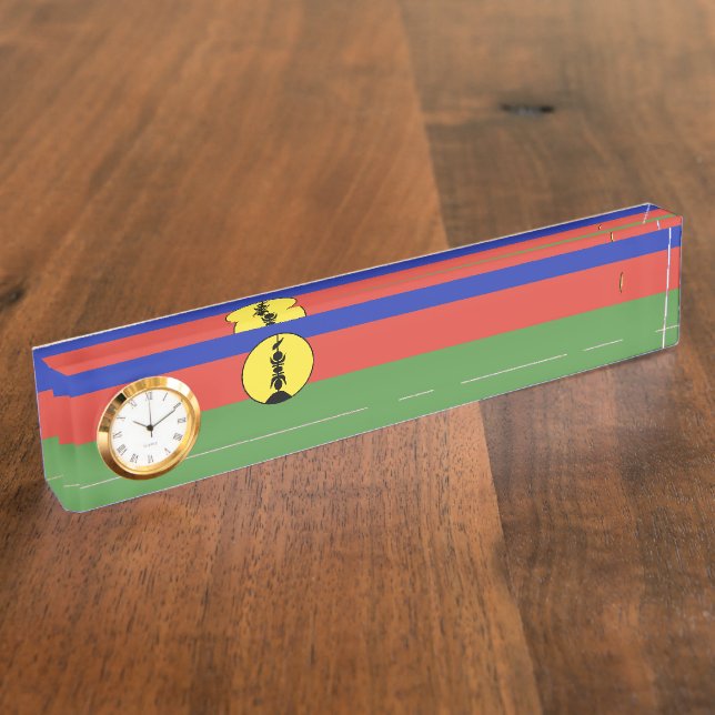New Caledonia flag Nameplate (Side)