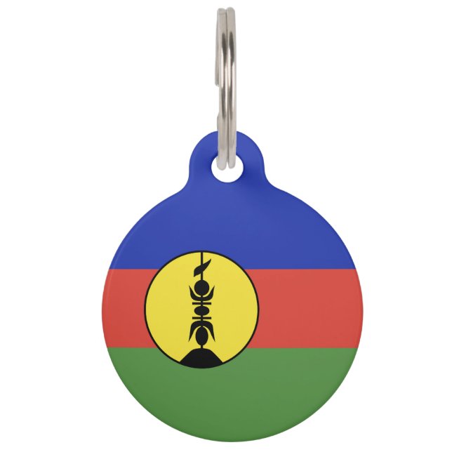 New Caledonia flag Pet Tag (Front)