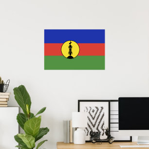 New Caledonia flag Poster