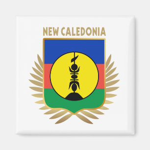 New Caledonia Flag Shield Magnet