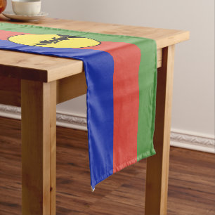 New Caledonia flag Short Table Runner