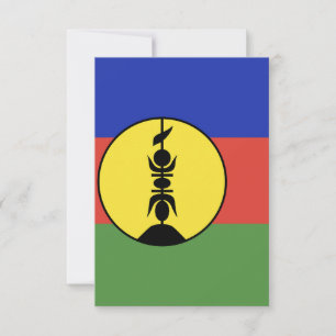 New Caledonia flag Thank You Card