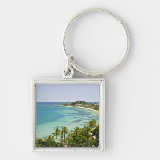 New Caledonia, Grande Terre Island, Noumea. Anse 2 Key Ring (Front)