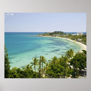 New Caledonia, Grande Terre Island, Noumea. Anse 2 Poster