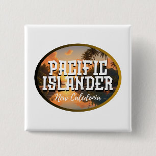 New Caledonia Pacific Islander 15 Cm Square Badge