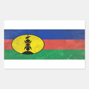 New Caledonia Rectangular Sticker