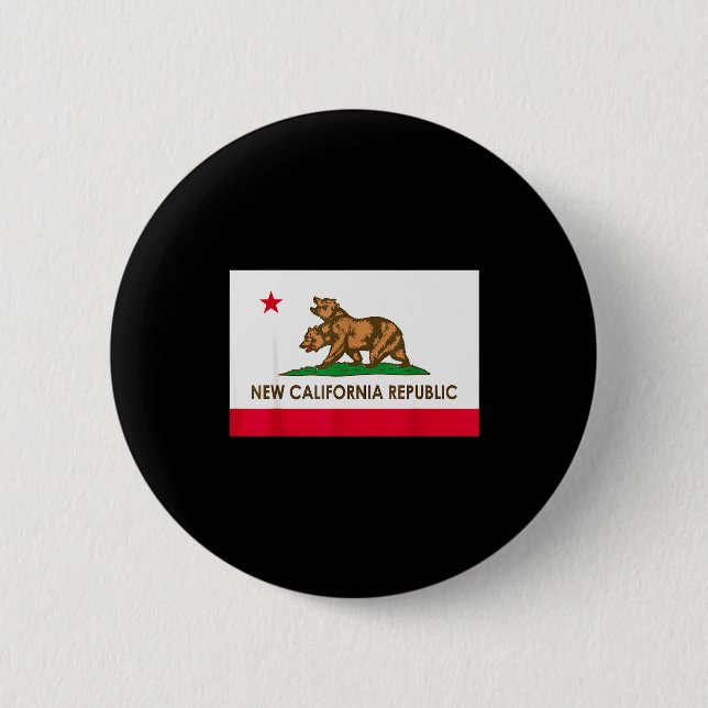 New California Republic - Ncr Flag  6 Cm Round Badge (Front)