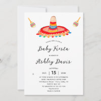 NEW Calligraphy Script Baby Shower Sombrero