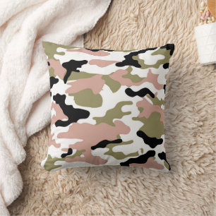 New Camo Throw Pillow