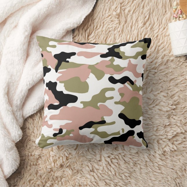 New Camo Throw Pillow (Blanket)