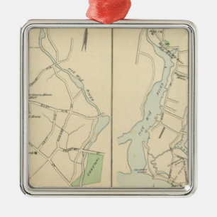 New Canaan, Rowayton Metal Tree Decoration