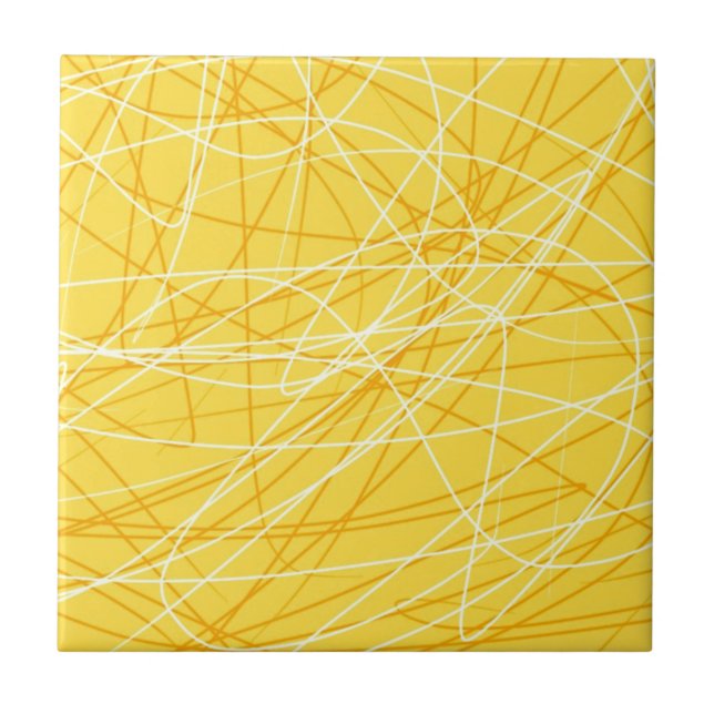 New canary yellow pattern trend 2014 accessories ceramic tile (Front)