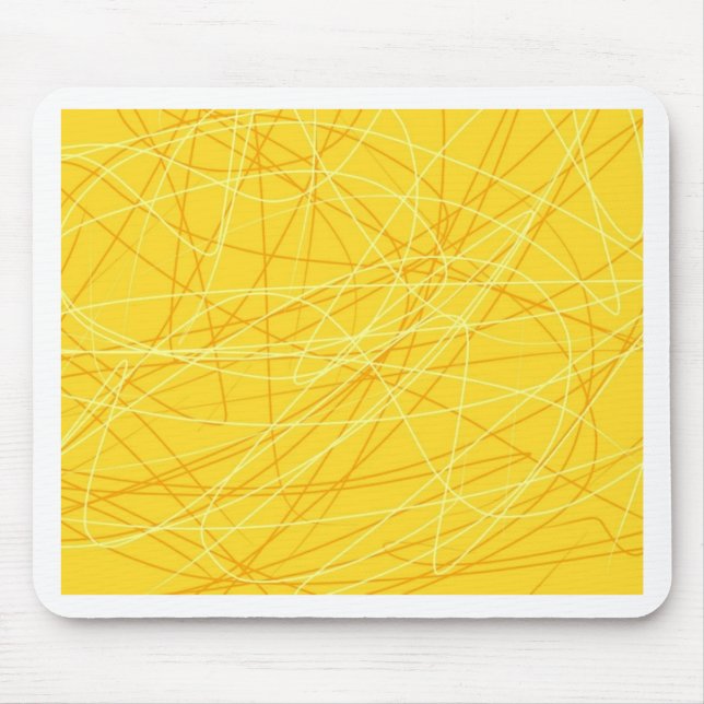 New canary yellow pattern trend 2014 accessories mouse pad (Front)
