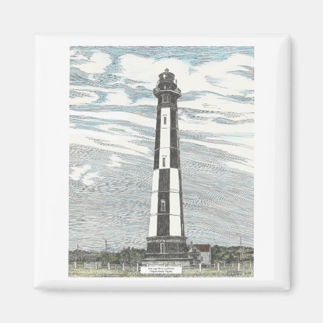 New Cape Henry Lighthouse Magnet (Front)