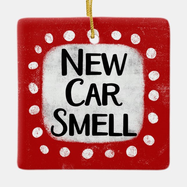 New Car Smell Ornament (Front)