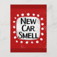 New Car Smell Postcard