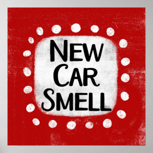 New Car Smell Poster Wall Art