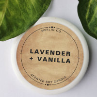 New Cardboard Homemade Soy Candle Chic Jar Lid