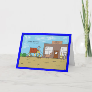 New Cart Smell Birthday Card