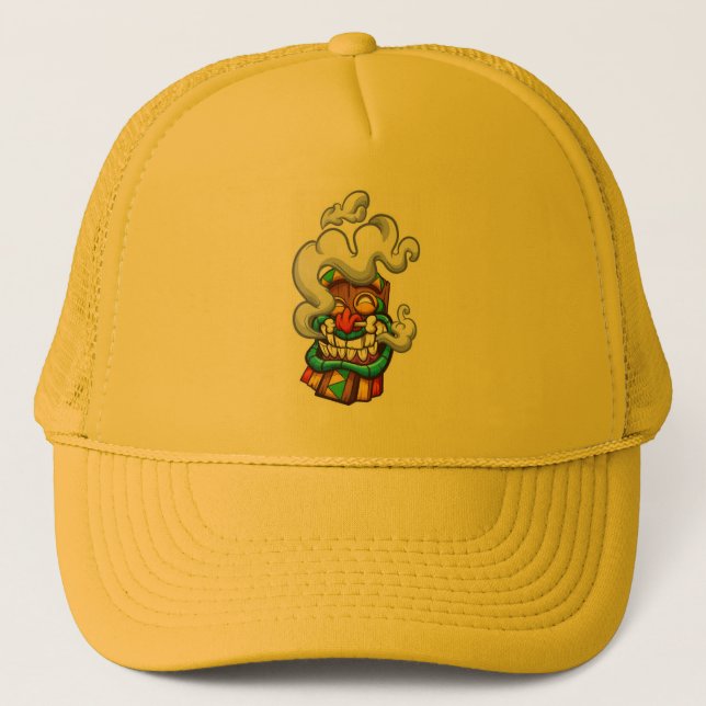 New cartun and horrer eye 👀 and style look produc trucker hat (Front)