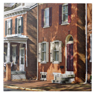 New Castle DE - Row of Townhouses Ceramic Tile