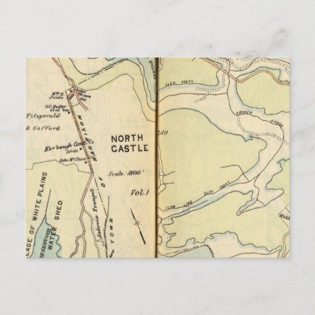 New Castle, New York 3 Postcard (Front)