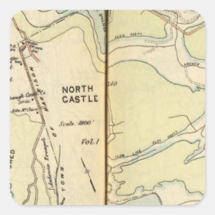 New Castle, New York 3 Square Sticker