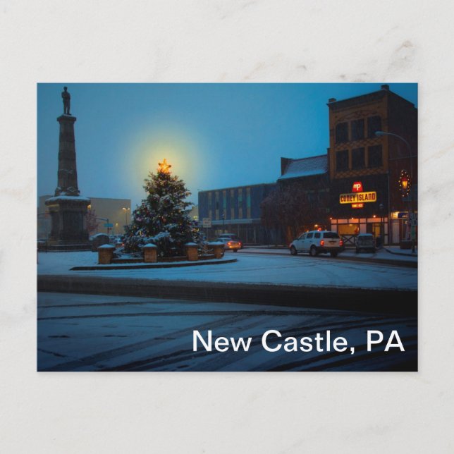 New Castle, PA Postcard (Front)