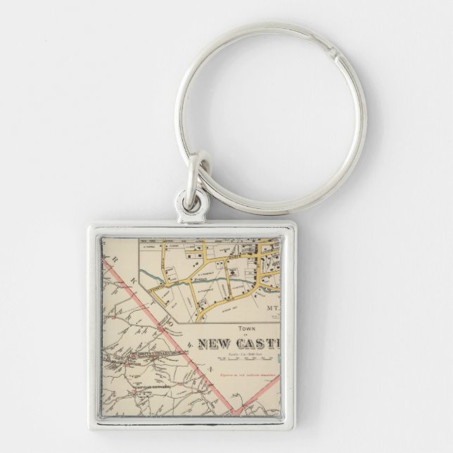 New Castle town Key Ring (Front)