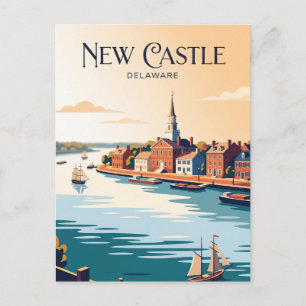 New Castle USA Postcard