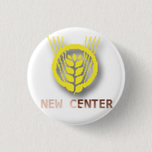 New Centre Party Logo 3 Cm Round Badge (Front)