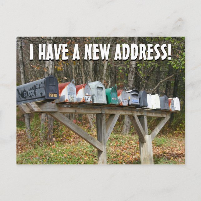 New Change Of Address Postcard (Front)