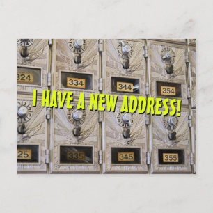 New Change Of Address Postcard