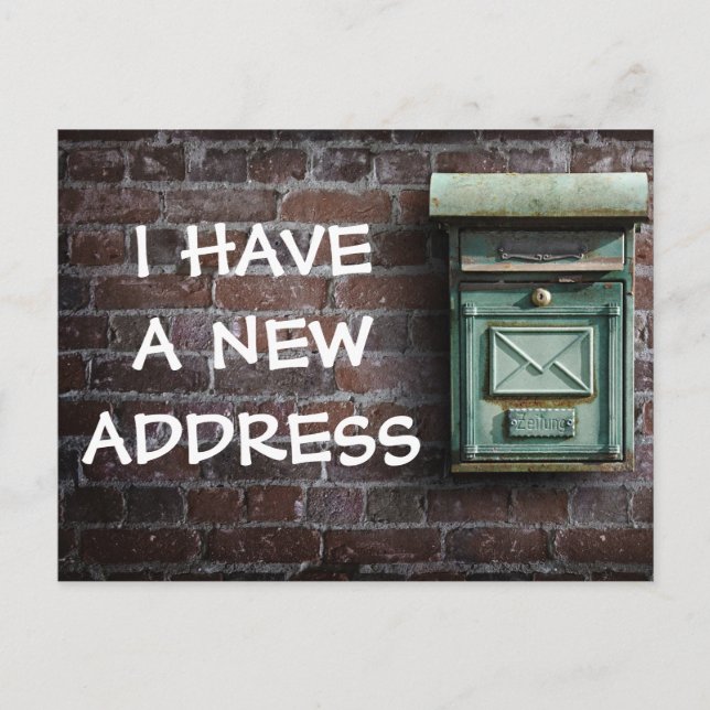 New Change Of Address Postcard (Front)