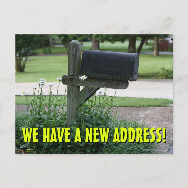 New Change Of Address Postcard (Front)