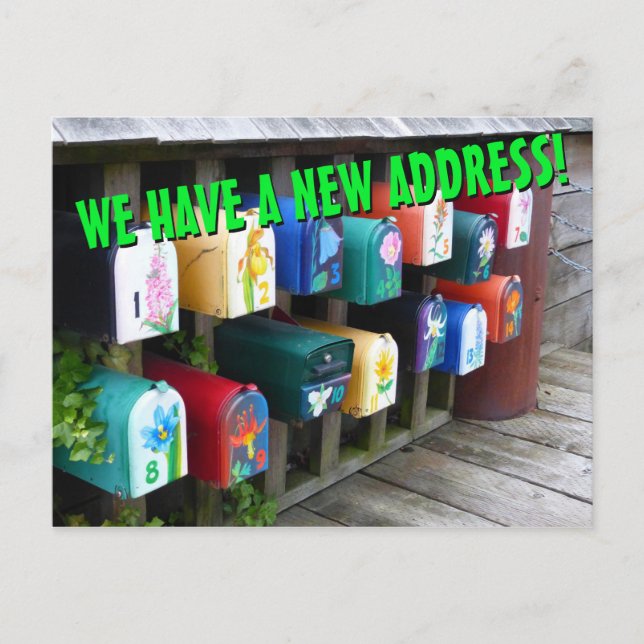 New Change Of Address Postcard (Front)