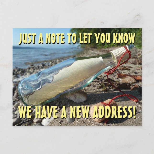 New Change Of Address Postcard (Front)