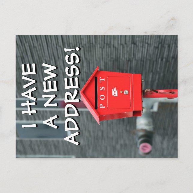 New Change Of Address Postcard (Front)
